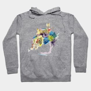 Watercolor bouquet Hoodie